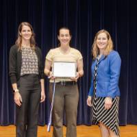 Erica and Jennifer with Mary